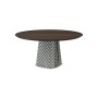 TAVOLO ATRIUM WOOD ROUND Ø 140X74,5 CM - RAUCH