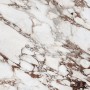 TAVOLO ATRIUM KERAMIK PREMIUM ROUND 160X73,5H BASIS SPIEGELKRISTALL COUTURE BRONZE - PROFIL GEBÜRSTETES GREY
