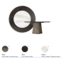 TISCH ATRIUM KER-WOOD RUNDE Ø180x74,5H - BRONZE/EICHE