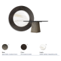 TISCH ATRIUM KER-WOOD RUNDE Ø180x74,5H - BRONZE/EICHE