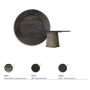 TISCH ATRIUM KER-WOOD RUNDE Ø180x74,5H - BRONZE/EICHE