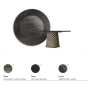 TISCH ATRIUM KER-WOOD RUNDE Ø180x74,5H - BRONZE/EICHE