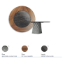 TISCH ATRIUM KER-WOOD RUND Ø180x74,5H - RAUCH/NUSSBAUM