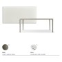 TAVOLO BOULEVARD 200X100X75H - BASIS TITAN