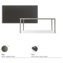 TAVOLO BOULEVARD DRIVE 160/220x90x75h - BASIS TITAN