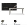 TAVOLO BOULEVARD KERAMIK 160X90X75H - TITAN BASIS