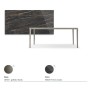 TAVOLO BOULEVARD KERAMIK 180X90X75H - BASIS TITAN