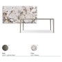 TAVOLO BOULEVARD KERAMIK 180X90X75H - BASIS TITAN