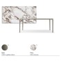 TAVOLO BOULEVARD KERAMIK 180X90X75H - BASIS TITAN