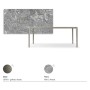 TAVOLO BOULEVARD KERAMIK 180X90X75H - BASIS TITAN