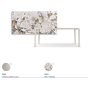 TAVOLO BOULEVARD KERAMIK 160X90X75H - BASIS PEARL