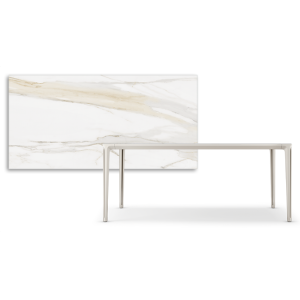 TAVOLO BOULEVARD KERAMIK 180X90X75H - BASIS PEARL
