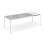 TAVOLO BOULEVARD KERAMIK DRIVE 160/220x90x75h - BASIS PEARL