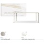 TAVOLO BOULEVARD KERAMIK DRIVE 160/220x90x75h - BASIS PEARL