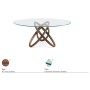 TISCH CARIOCA Ø140X75H - NUSSBAUMFUSS