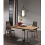 TAVOLO ELVIS WOOD 140x80x75h - UNREGELMÄSSIGE KANTE (S)