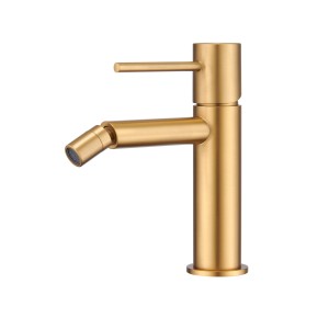 MONZA BIDET-EINHEBELMISCHER GEBÜRSTETES GOLD