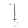MONZA THERMOSTATISCHE DUSCHSÄULE IN GEBÜRSTETEM ROSÉGOLD