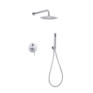 MONZA EINGEBAUTES DUSCHSET MIT UMSCHALTER MIT SOFFIONE UND CHROM-HANDBRAUSE