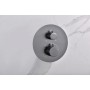 MONZA EINBAU-DUSCHSET MIT THERMOSTATISCHER UMSCHALTUNG MIT SOFFIONE UND HANDBRAUSE BLACK GUN METAL