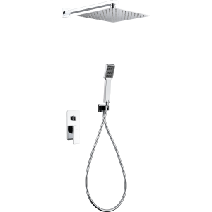 PISA EINHEBEL-DUSCHSET MIT MECHANISCHEM MISCHER UND UMSCHALTER + SOFFIONE UND HANDBRAUSE