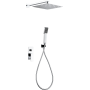 PISA EINHEBEL-DUSCHSET MIT MECHANISCHEM MISCHER UND UMSCHALTER + SOFFIONE UND HANDBRAUSE