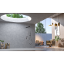 PISA EINHEBEL-DUSCHSET MIT MECHANISCHEM MISCHER UND UMSCHALTER + SOFFIONE UND HANDBRAUSE BLACK GUN METAL