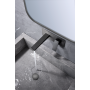 PISA WAND-WASCHBECKENMISCHER MIT EINBAUTEIL BLACK GUN METAL