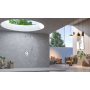 OLIMPO DUSCHSET MIT ZWEI-WEGE-MISCHER CHROM + SOFFIONE UND HANDBRAUSE