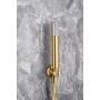 OLIMPO DUSCHSET MIT ZWEI-WEGE-MISCHER GEBÜRSTETES GOLD + SOFFIONE UND HANDBRAUSE