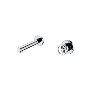 OLIMPO WAND-WASCHBECKENMISCHER MIT EINGEBAUTEM TEIL CHROM