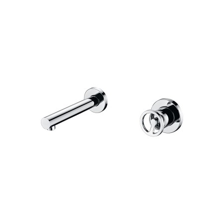 OLIMPO WAND-WASCHBECKENMISCHER MIT EINGEBAUTEM TEIL CHROM