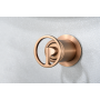 OLIMPO WAND-WASCHBECKENMISCHER MIT EINGEBAUTEM TEIL IN GEBÜRSTETEM ROSÉGOLD