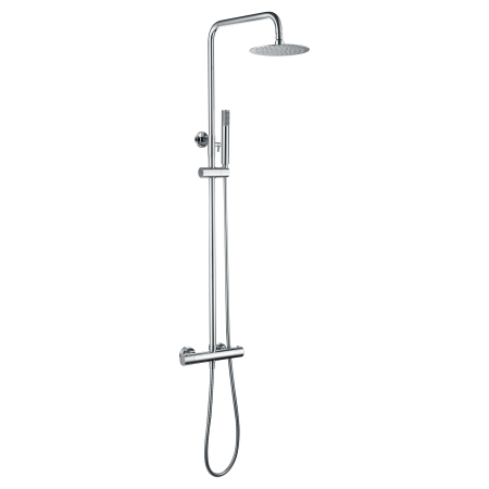 GENOVA VERCHROMTE THERMOSTAT-DUSCHSÄULE