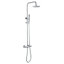 GENOVA VERCHROMTE THERMOSTAT-DUSCHSÄULE