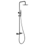 GENOVA THERMOSTATISCHE DUSCHSÄULE BLACK GUN METAL