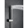 GENOVA EXTERNE THERMOSTATISCHE WANDBADMISCHBATTERIE MIT DUSCHSET CHROM
