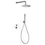 GENOVA DUSCHSET SOFFIONE MIT 2-WEGE-THERMOSTATMISCHER + HANDBRAUSE