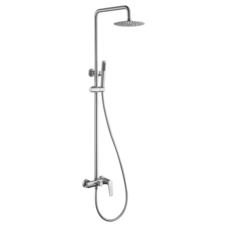 EINHEBEL-DUSCHSÄULE AUS EDELSTAHL. S.316 SERIE DELOS
