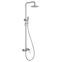 EINHEBEL-DUSCHSÄULE AUS EDELSTAHL. S.316 SERIE DELOS
