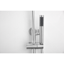 EINHEBEL-DUSCHSÄULE AUS EDELSTAHL. S.316 SERIE DELOS