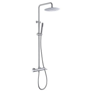 MOSCU DUSCHSÄULE EDELSTAHL S.316 EINHEBELMISCHER MIT HANDBRAUSE