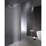 RODAS THERMOSTATISCHES EINBAU-DUSCHSET CHROM MIT SOFFIONE UND WASSERFALL + HANDBRAUSE