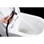 MUNICH BIDET-SPRITZPISTOLE MIT MISCHBATTERIE FÜR WARM- UND KALTWASSER, SCHWARZ MATT