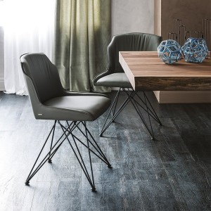 SEDIA GIREVOLE FLAMINIA 57x61x83h - OHNE ARMLEHNEN