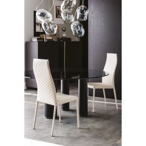 SEDIA NORMA COUTURE 60x55x87h - MIT ARMLEHNEN
