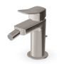 BRIM BIDETMISCHER MIT ABLAUF, GEBÜRSTETES NICKEL