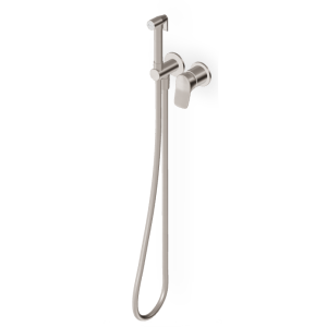 BRIM BIDET-BÜRSTE MIT ABLAUF, GEBÜRSTETES NICKEL
