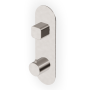 BRIM THERMOSTATISCHE DUSCHE MIT STOPPVENTIL GEBÜRSTETES NICKEL
