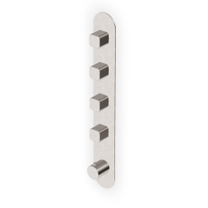 BRIM THERMOSTATISCHE DUSCHE MIT 4 STOPPVENTILEN GEBÜRSTETES NICKEL